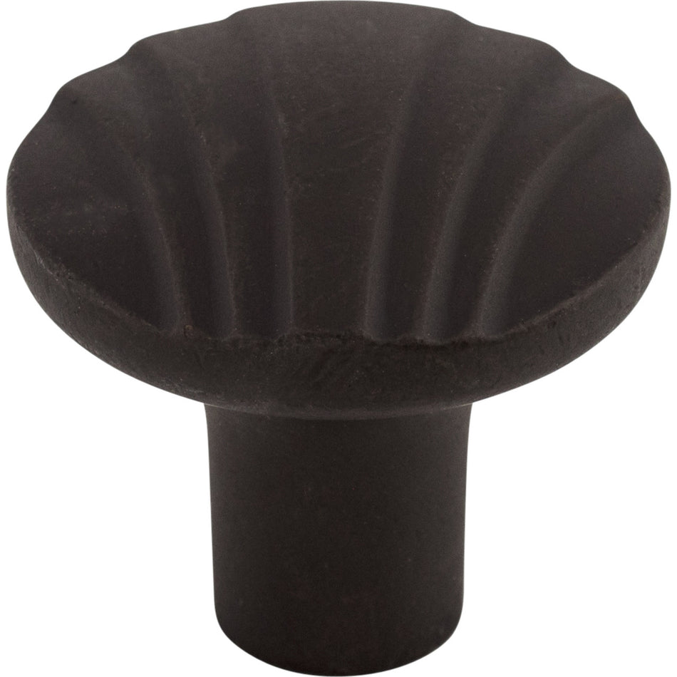 Top Knobs TK221SAB: 1-1/4" Victoria Falls Round Cabinet Knob - Sable