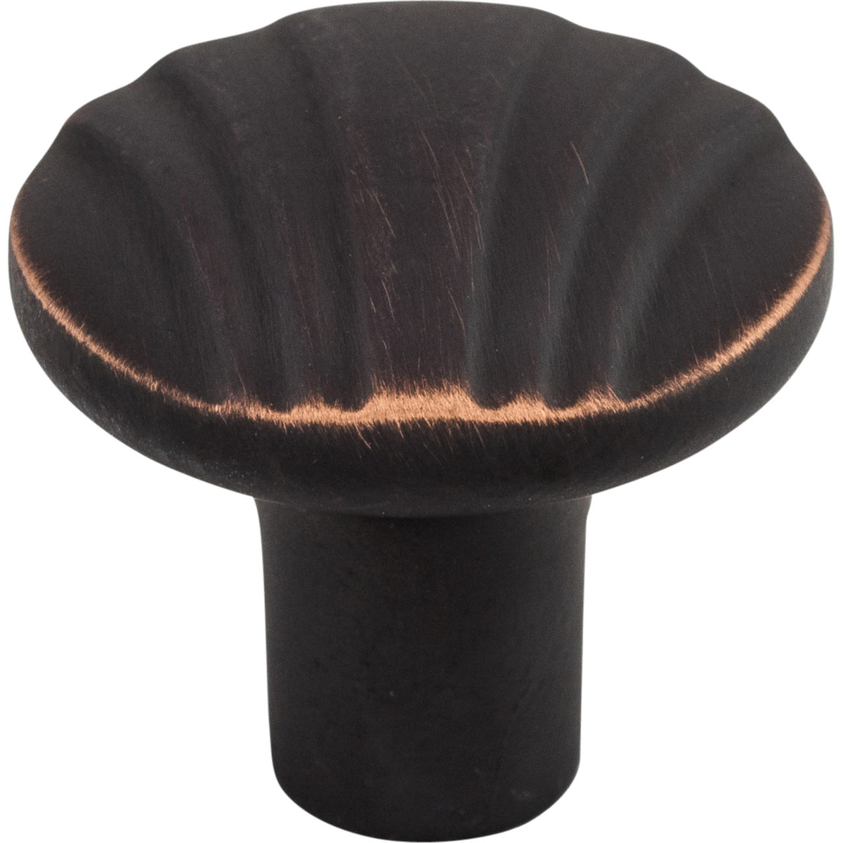 Top Knobs TK221UM: 1-1/4" Victoria Falls Round Cabinet Knob - Umbrio