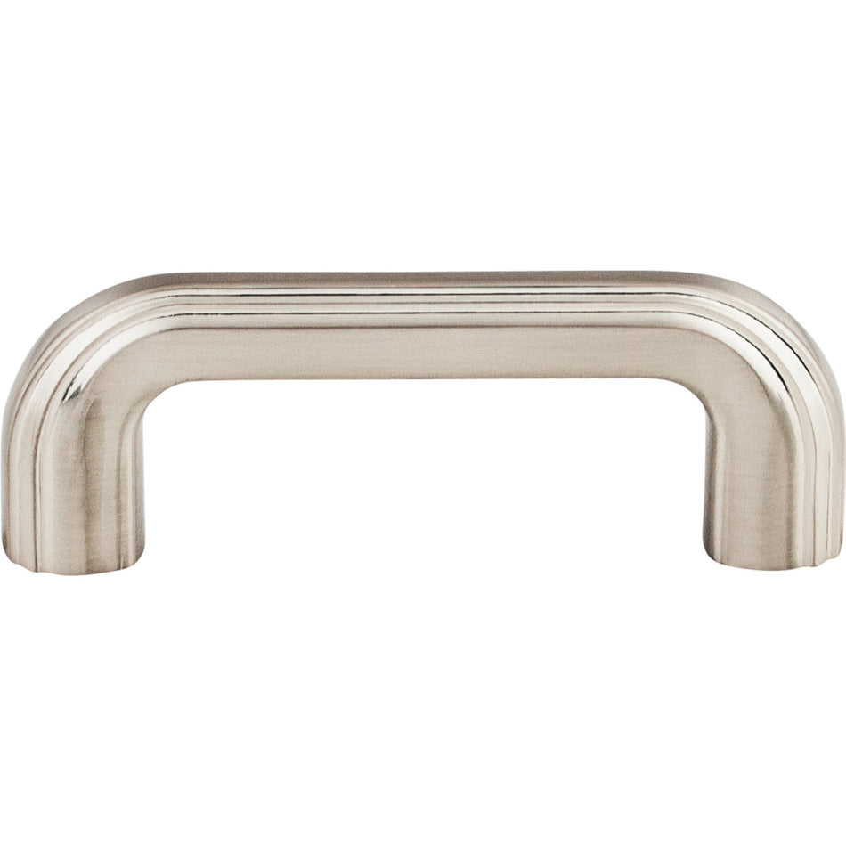 Top Knobs TK222BSN: 3" cc Victoria Falls D-Handle Cabinet Pull - Brushed Satin Nickel