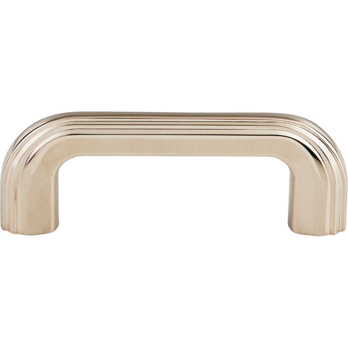 Top Knobs TK222PN: 3" cc Victoria Falls D-Handle Cabinet Pull - Polished Nickel