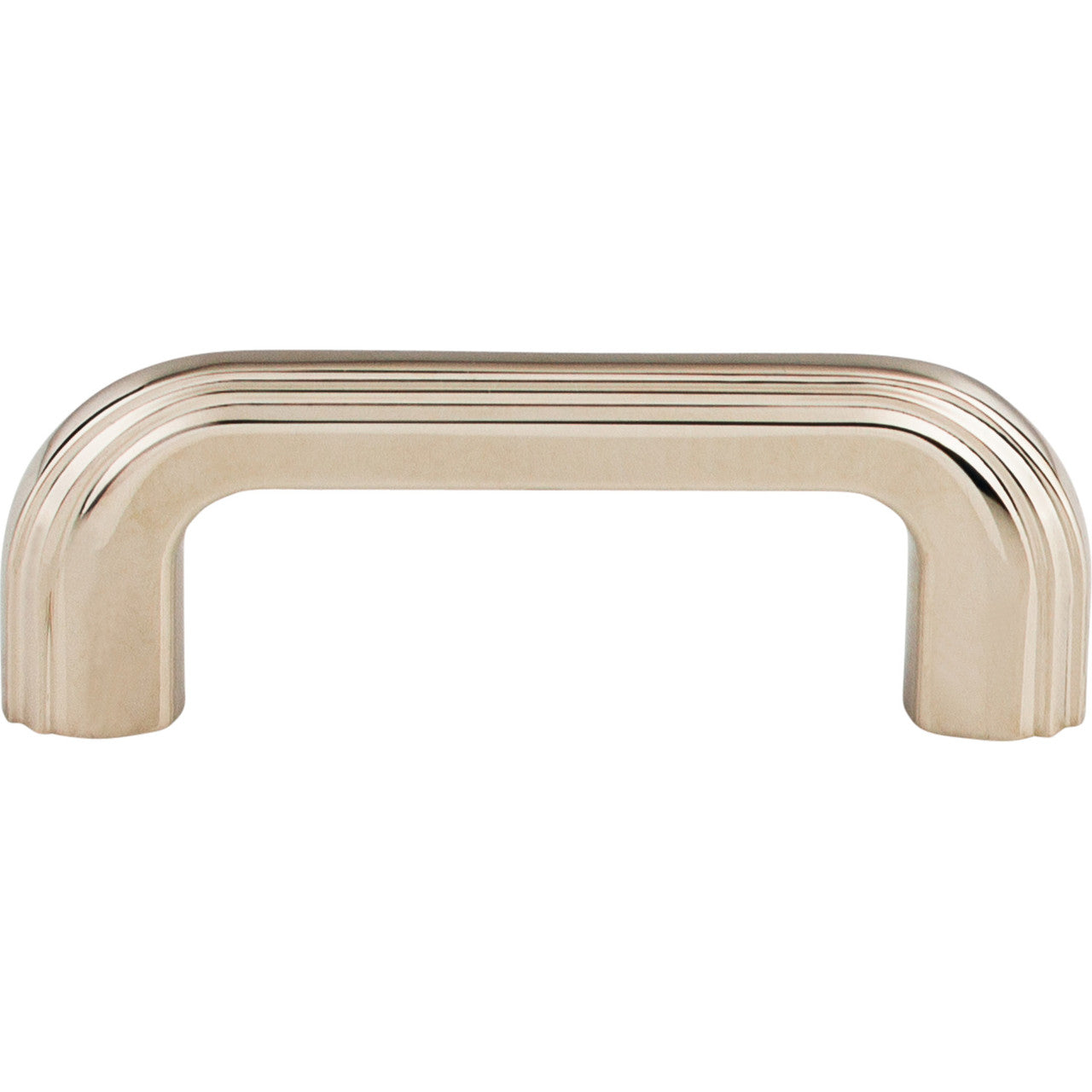 Top Knobs TK222PN: 3" cc Victoria Falls D-Handle Cabinet Pull - Polished Nickel
