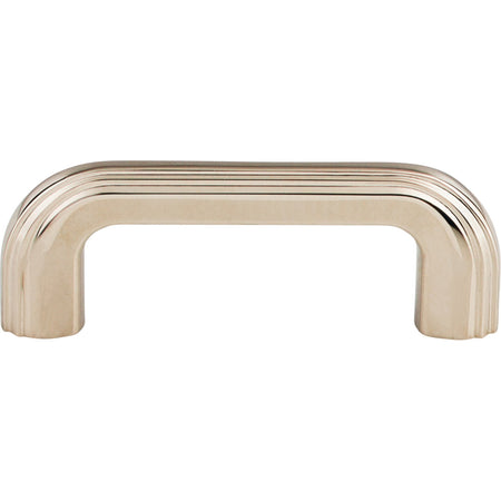 Top Knobs TK222PN: 3" cc Victoria Falls D-Handle Cabinet Pull - Polished Nickel