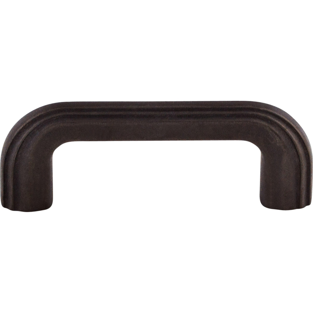 Top Knobs TK222SAB: 3" cc Victoria Falls D-Handle Cabinet Pull - Sable