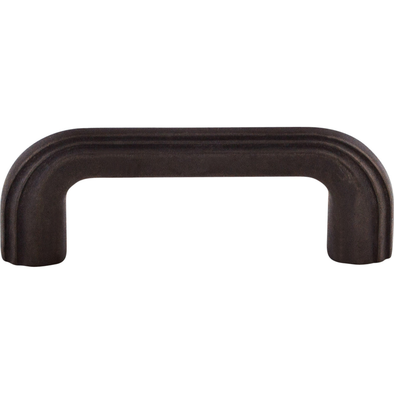 Top Knobs TK222SAB: 3" cc Victoria Falls D-Handle Cabinet Pull - Sable