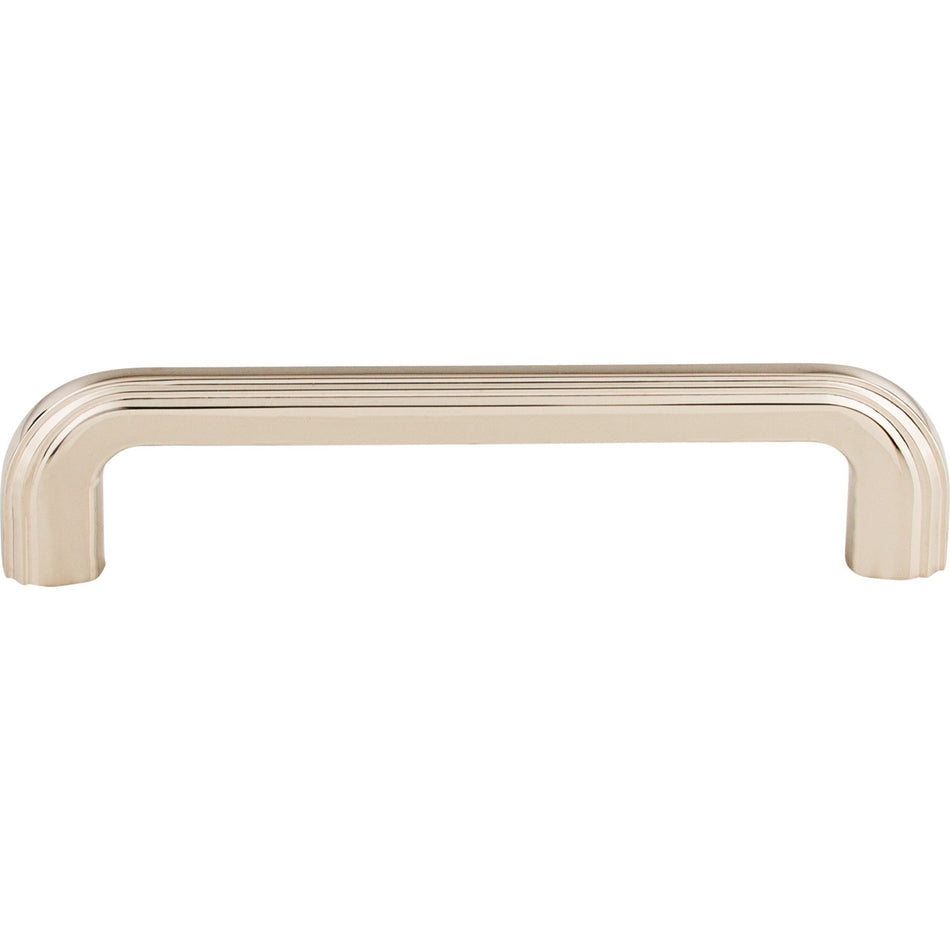 Top Knobs TK223PN: 5" cc Victoria Falls D-Handle Cabinet Pull - Polished Nickel