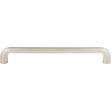 Top Knobs TK224BSN: 8" cc Victoria Falls D-Handle Cabinet Pull - Brushed Satin Nickel