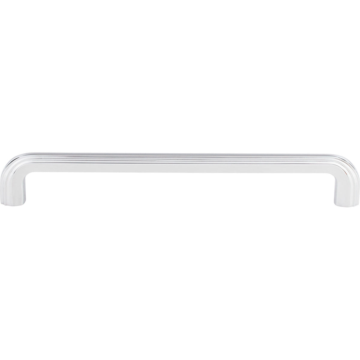 Top Knobs TK224PC: 8" cc Victoria Falls D-Handle Cabinet Pull - Polished Chrome