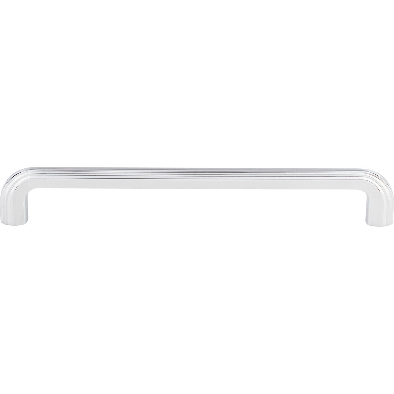 Top Knobs TK224PC: 8" cc Victoria Falls D-Handle Cabinet Pull - Polished Chrome