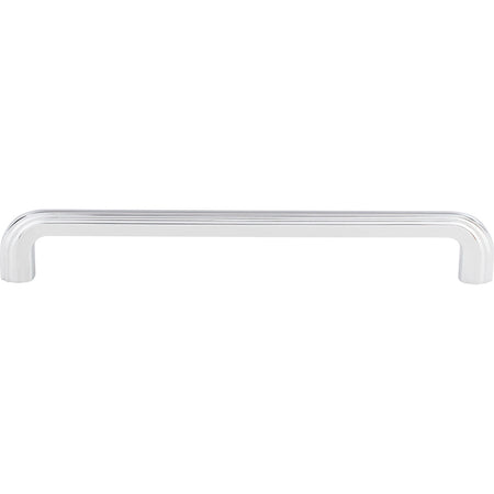 Top Knobs TK224PC: 8" cc Victoria Falls D-Handle Cabinet Pull - Polished Chrome