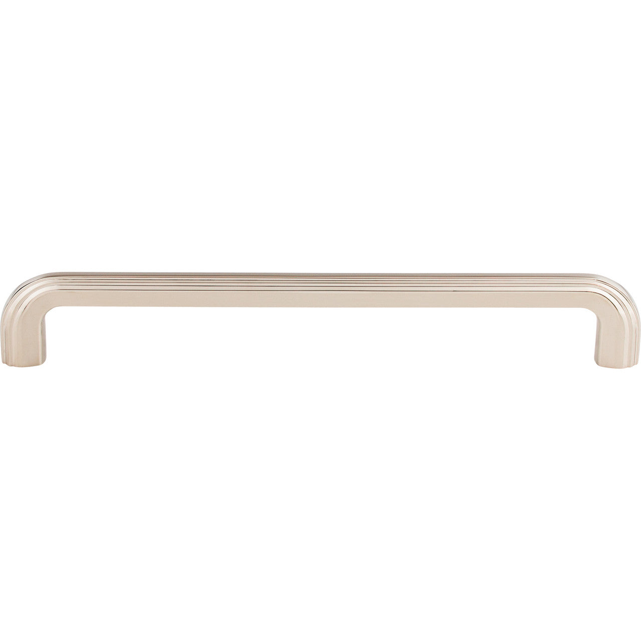Top Knobs TK224PN: 8" cc Victoria Falls D-Handle Cabinet Pull - Polished Nickel