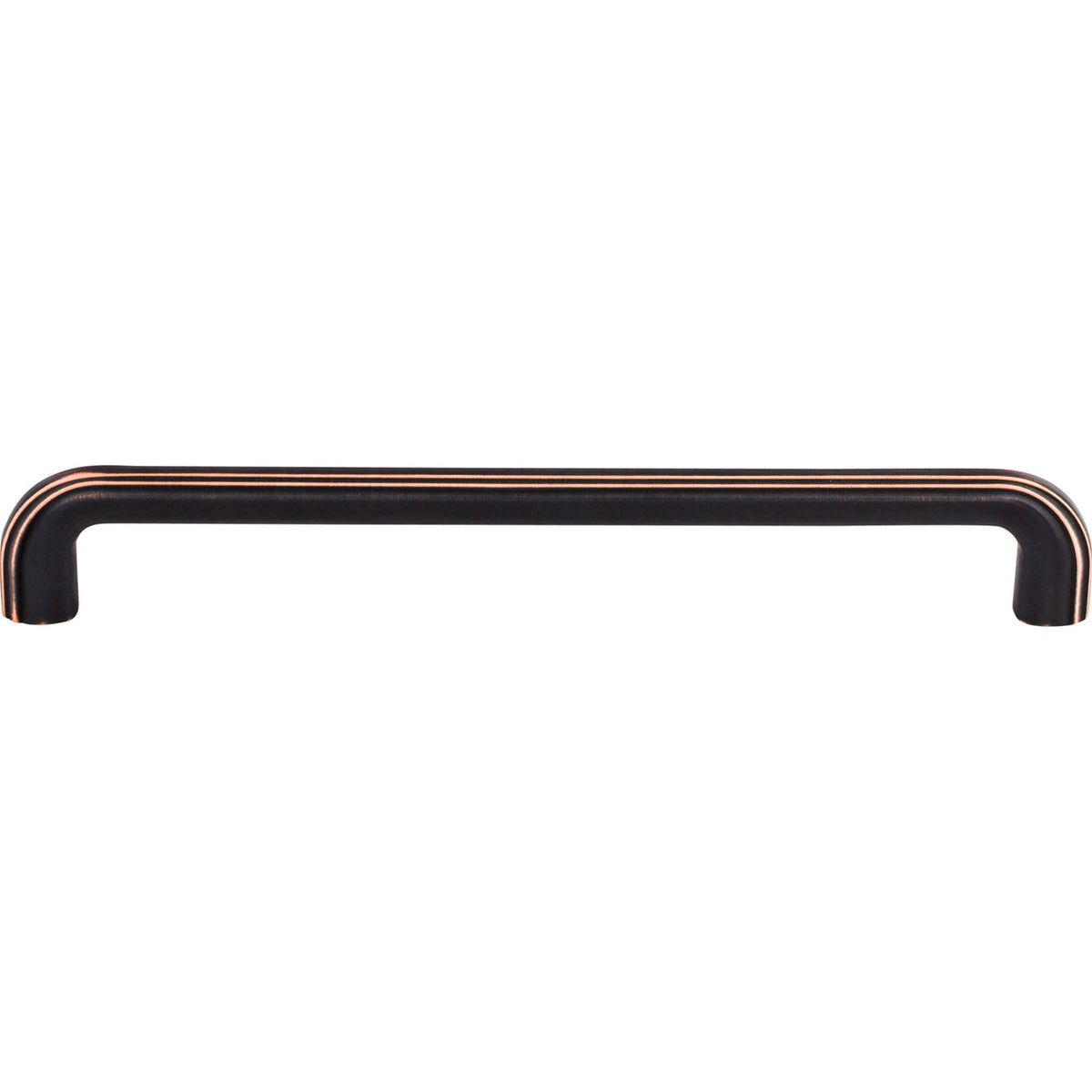 Top Knobs TK224UM: 8" cc Victoria Falls D-Handle Cabinet Pull - Umbrio