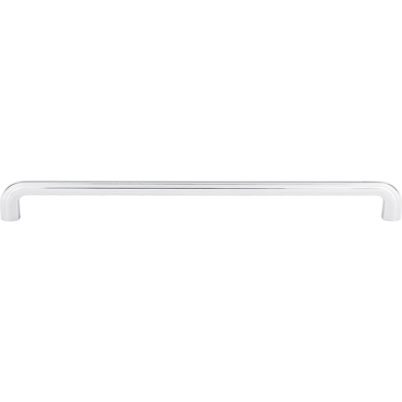 Top Knobs TK225PC: 12" cc Victoria Falls D-Handle Cabinet Pull - Polished Chrome
