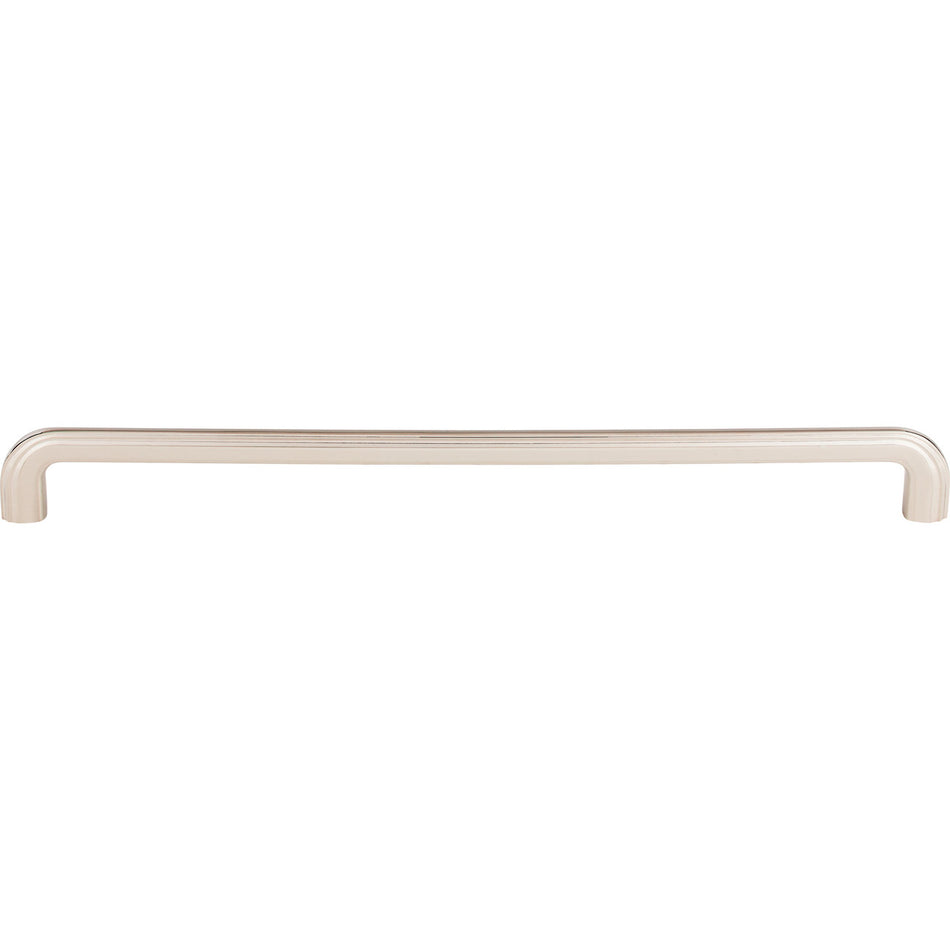 Top Knobs TK225PN: 12" cc Victoria Falls D-Handle Cabinet Pull - Polished Nickel