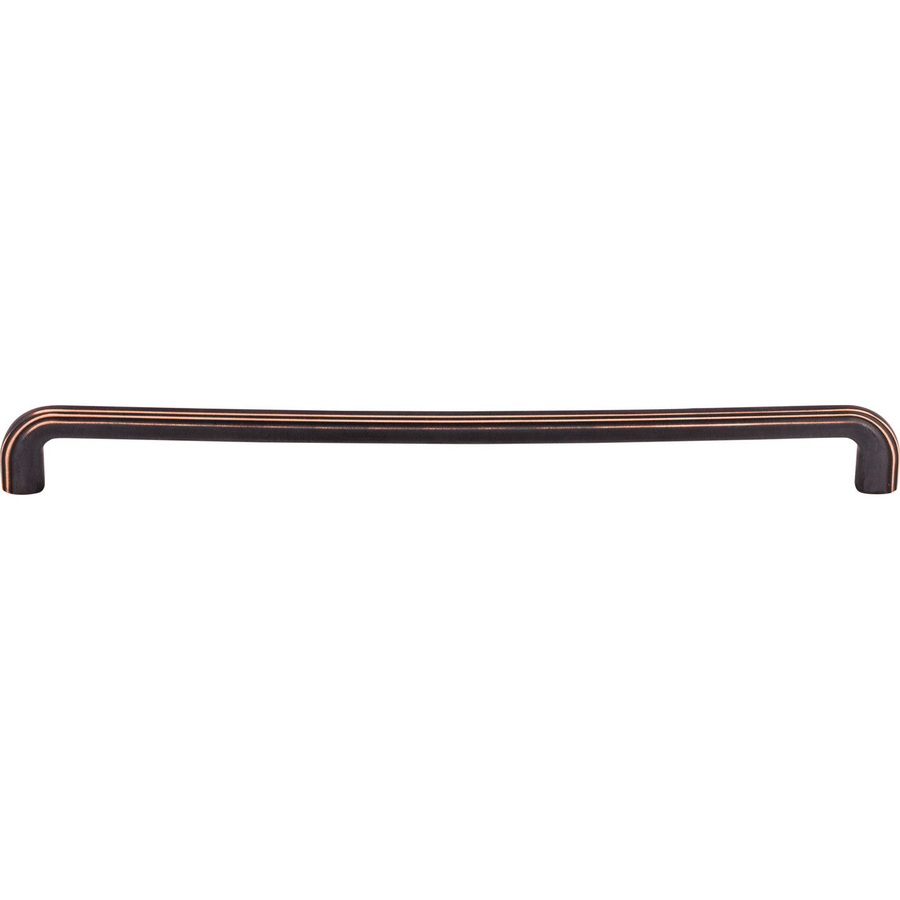 Top Knobs TK225UM: 12" cc Victoria Falls D-Handle Cabinet Pull - Umbrio