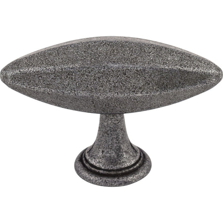 Top Knobs TK230BI: 1-15/16" Chareau T-Bar Cabinet Knob - Black Iron