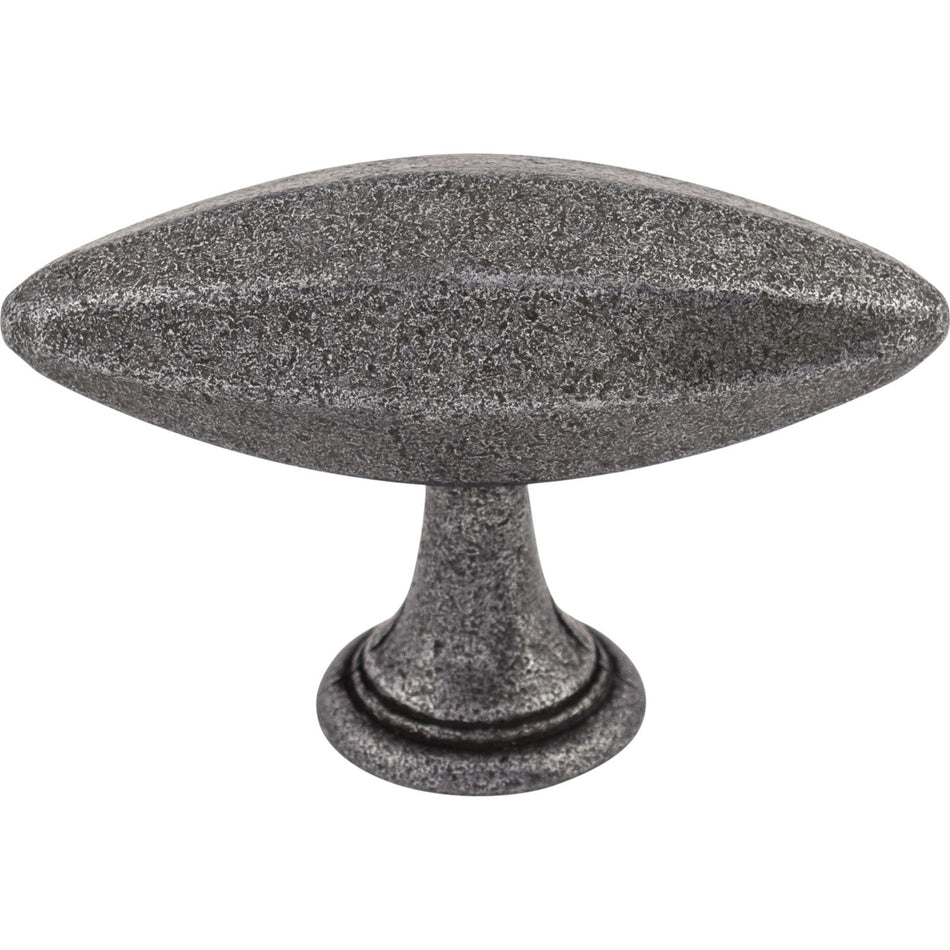 Top Knobs TK230BI: 1-15/16" Chareau T-Bar Cabinet Knob - Black Iron