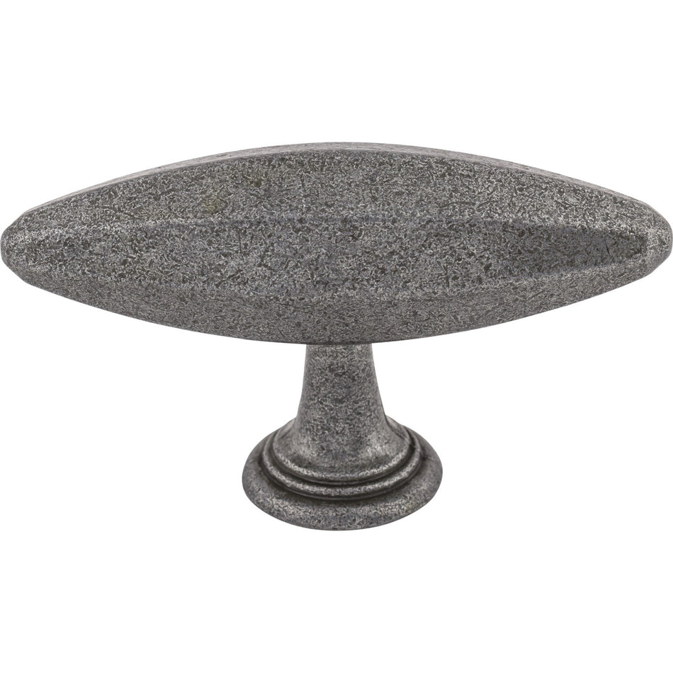 Top Knobs TK231BI: 3" Chareau T-Bar Cabinet Knob - Black Iron