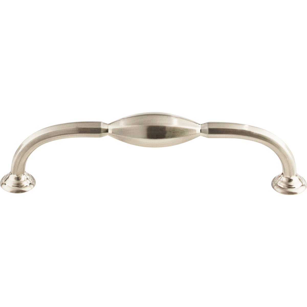 Top Knobs TK232BSN: 5-1/16" cc Chareau D-Handle Cabinet Pull - Brushed Satin Nickel