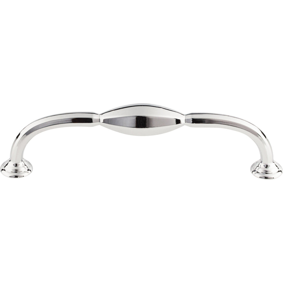 Top Knobs TK232PC: 5-1/16" cc Chareau D-Handle Cabinet Pull - Polished Chrome