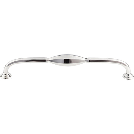 Top Knobs TK233PC: 8-13/16" cc Chareau D-Handle Cabinet Pull - Polished Chrome