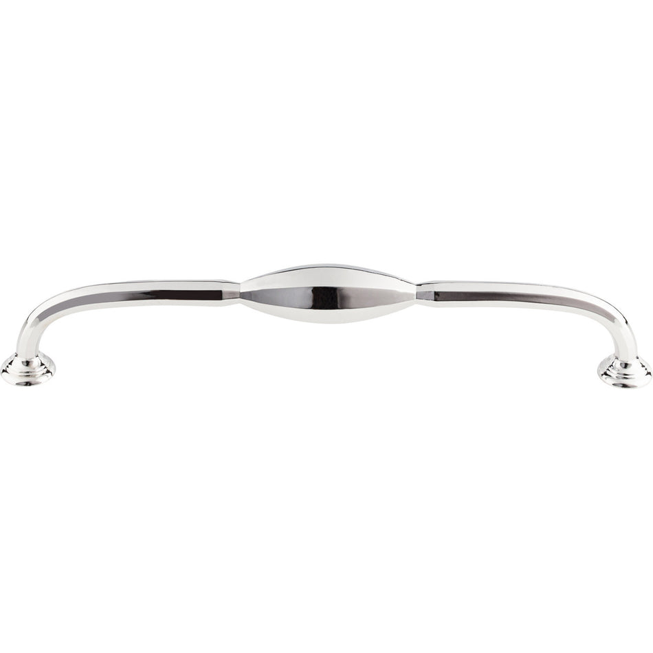 Top Knobs TK233PC: 8-13/16" cc Chareau D-Handle Cabinet Pull - Polished Chrome