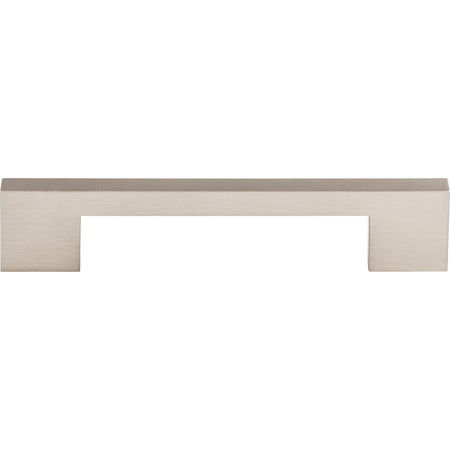 Top Knobs TK23BSN: 5" cc Sanctuary Linear Euro Bar Cabinet Pull - Brushed Satin Nickel