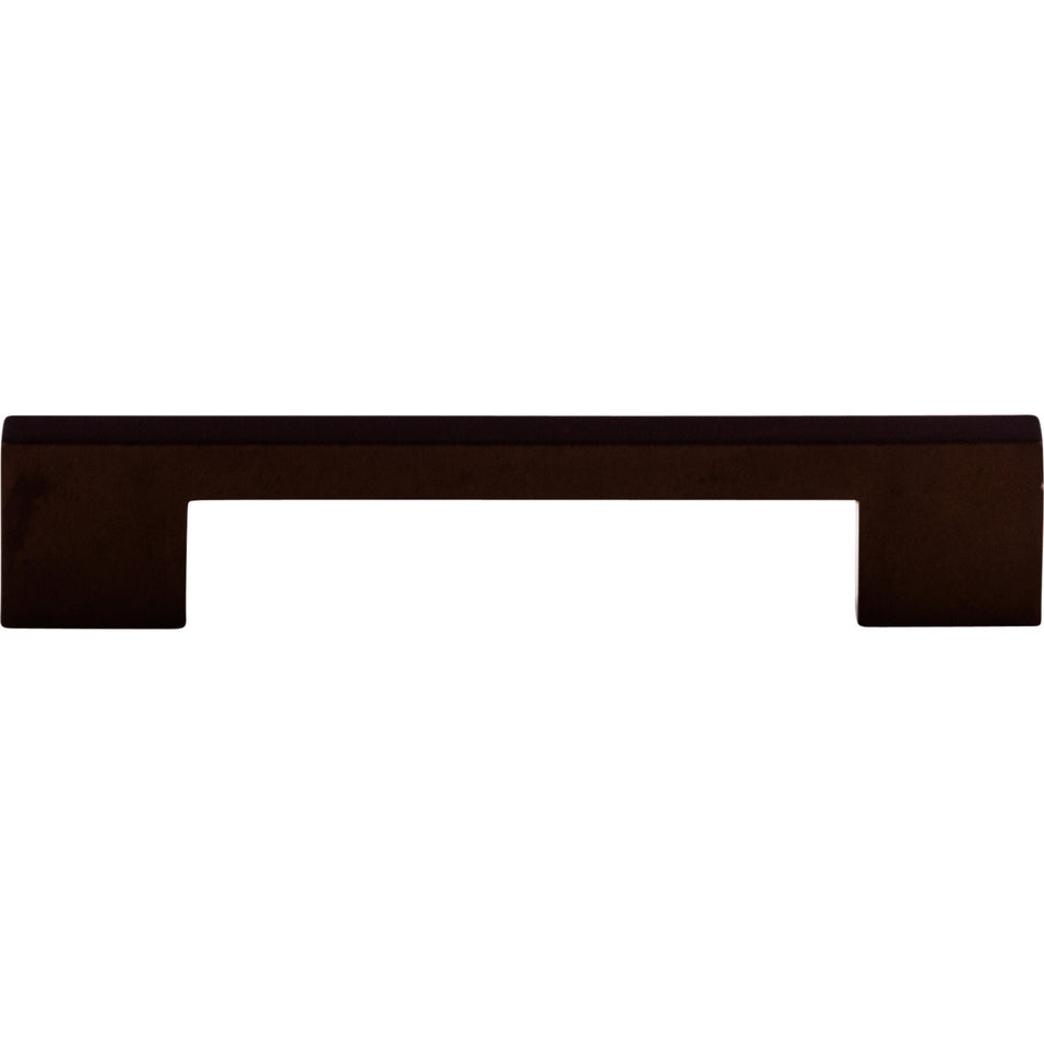 Top Knobs TK23ORB: 5" cc Sanctuary Linear Euro Bar Cabinet Pull - Oil Rubbed Bronze