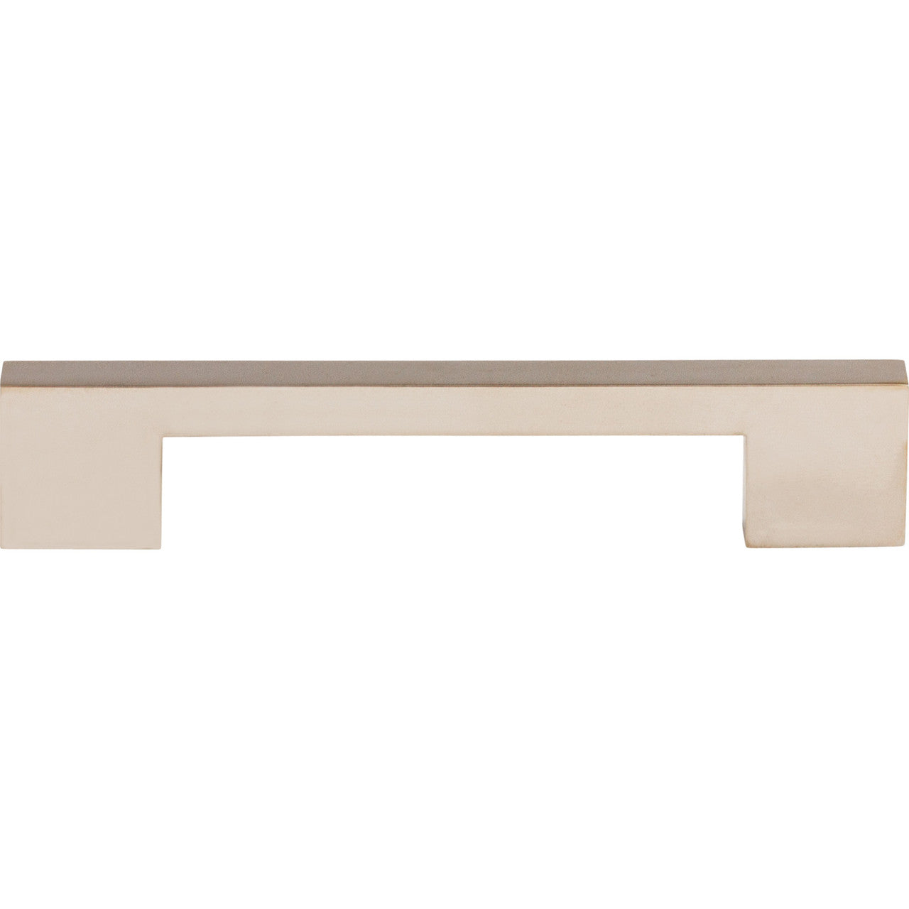 Top Knobs TK23PN: 5" cc Sanctuary Linear Euro Bar Cabinet Pull - Polished Nickel