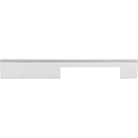 Top Knobs TK24PC: 7" cc Sanctuary Linear Euro Bar Cabinet Pull - Polished Chrome