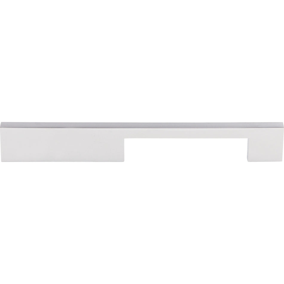 Top Knobs TK24PC: 7" cc Sanctuary Linear Euro Bar Cabinet Pull - Polished Chrome
