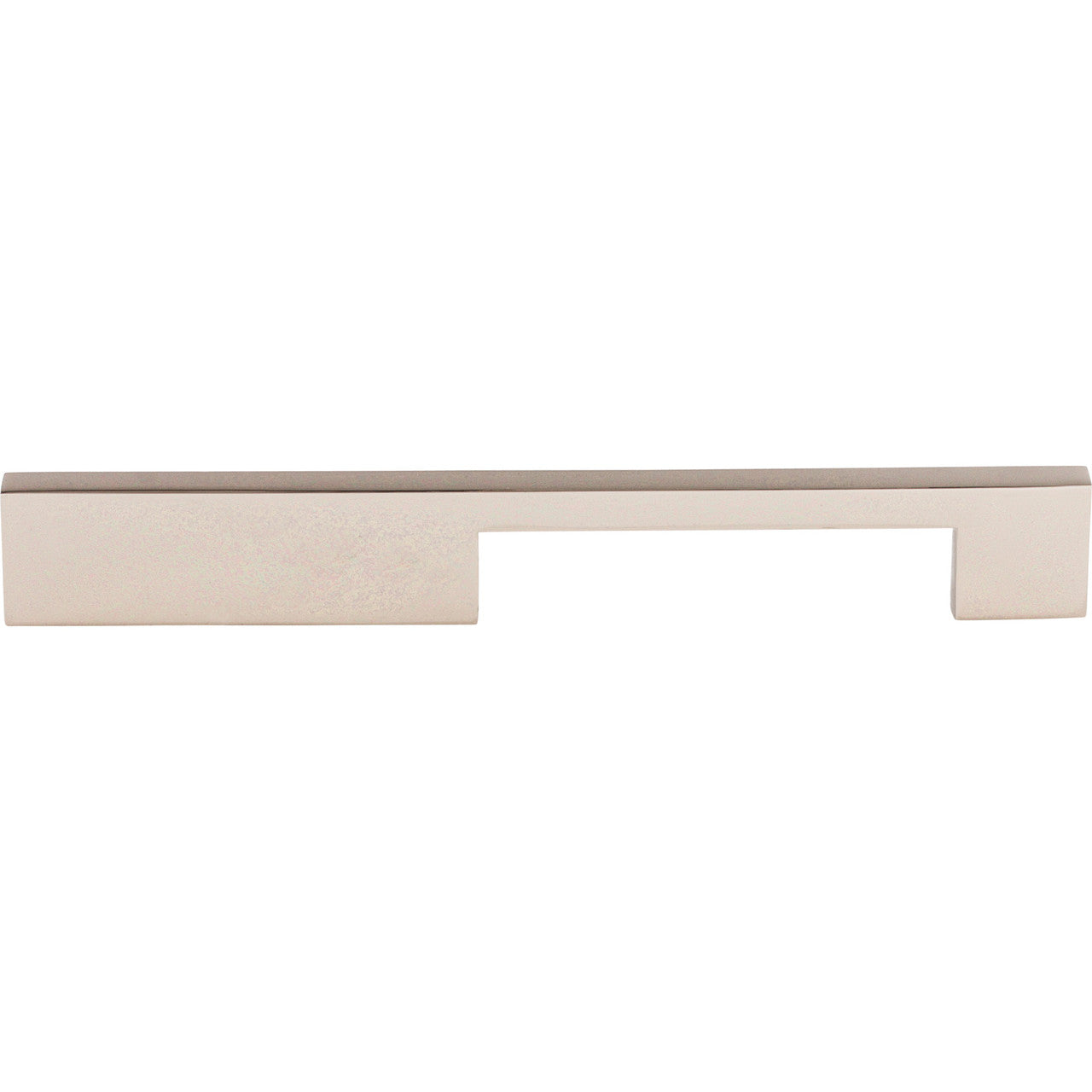 Top Knobs TK24PN: 7" cc Sanctuary Linear Euro Bar Cabinet Pull - Polished Nickel