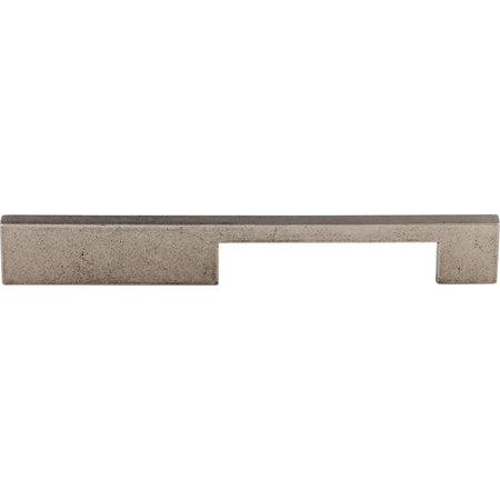 Top Knobs TK24PTA: 7" cc Sanctuary Linear Euro Bar Cabinet Pull - Pewter Antique
