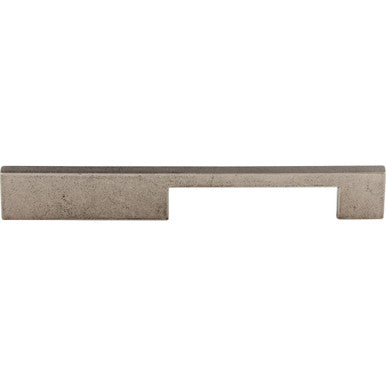 Top Knobs TK24PTA: 7" cc Sanctuary Linear Euro Bar Cabinet Pull - Pewter Antique