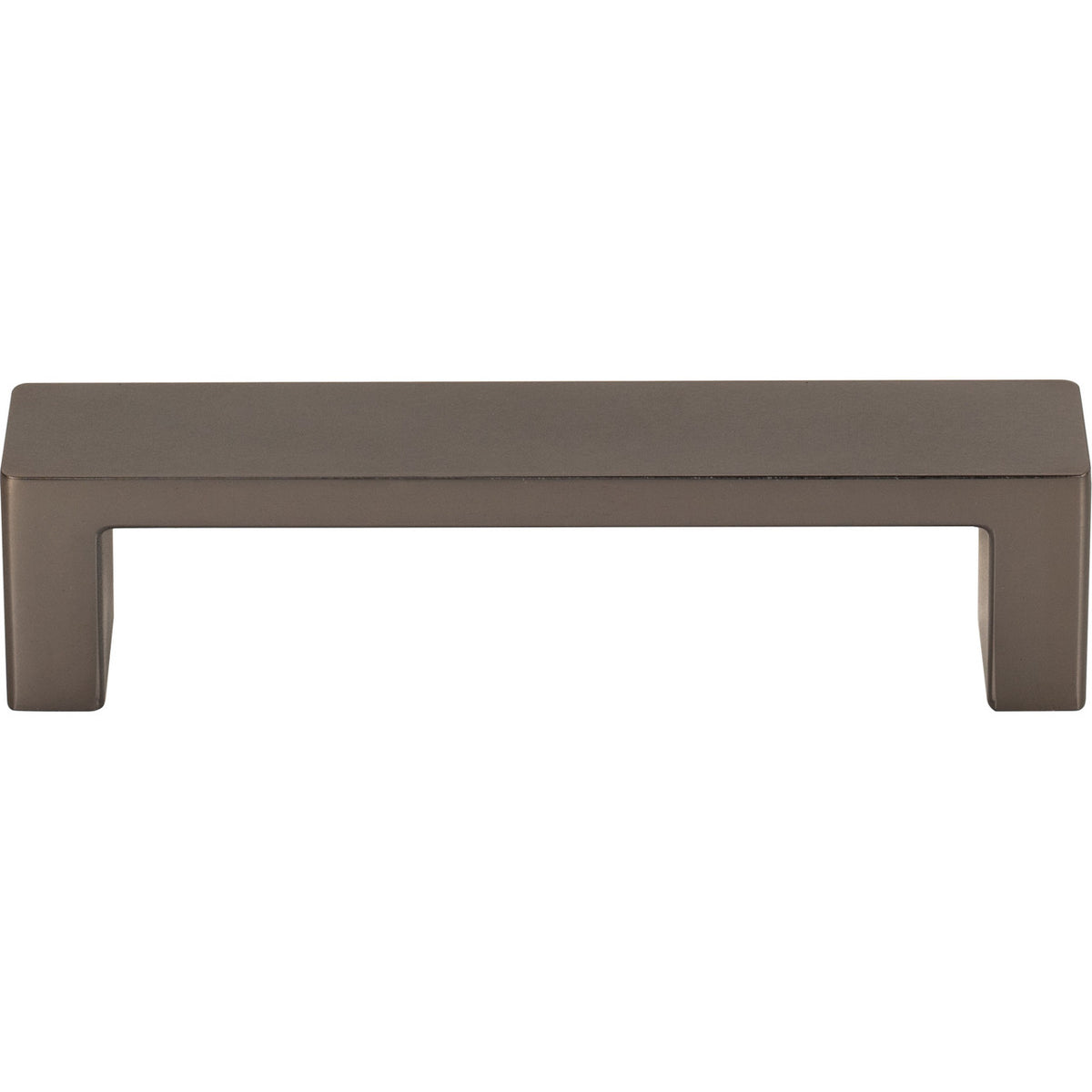 Top Knobs TK250AG: 3-3/4" cc Modern Metro Flat Bar Cabinet Pull - Ash Gray