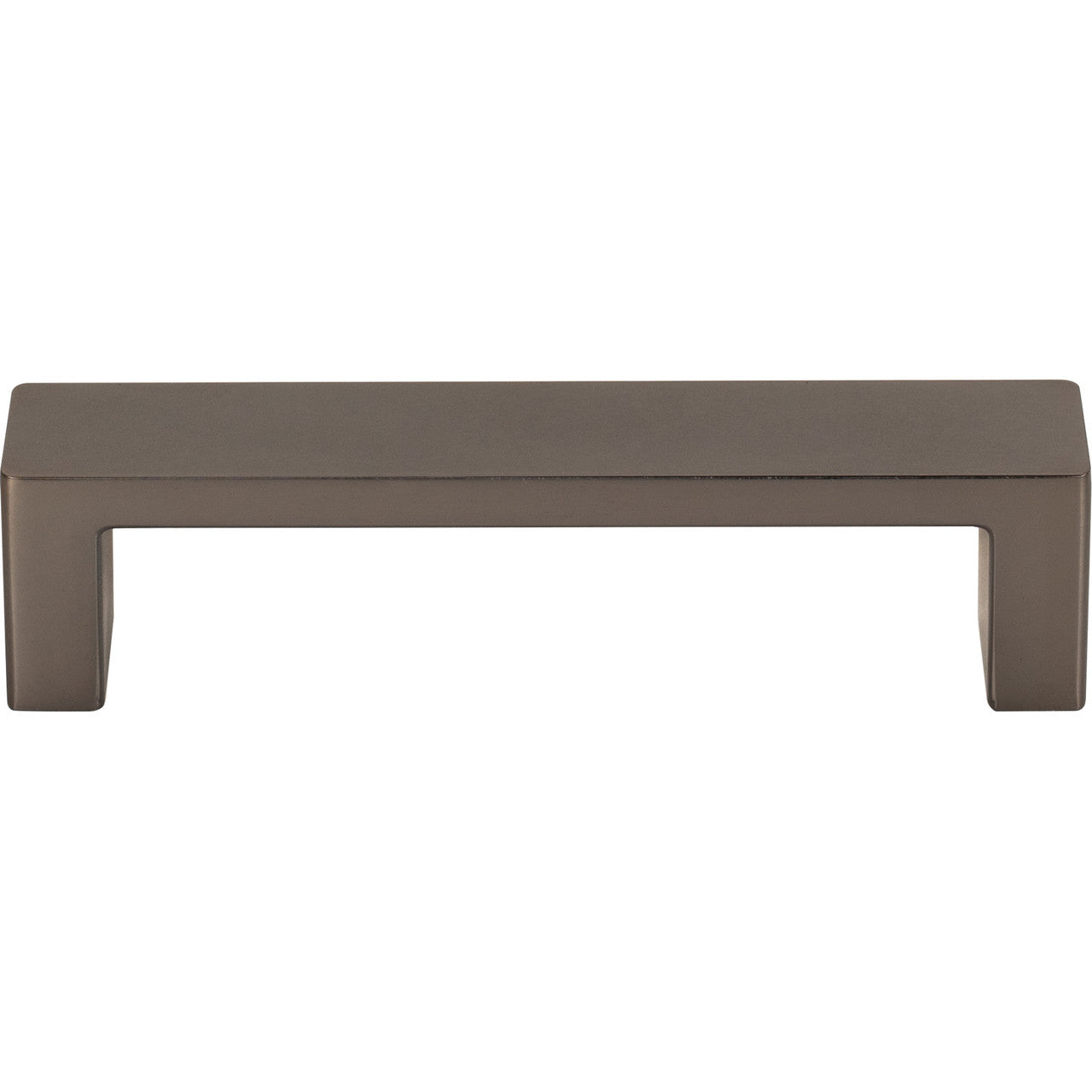Top Knobs TK250AG: 3-3/4" cc Modern Metro Flat Bar Cabinet Pull - Ash Gray
