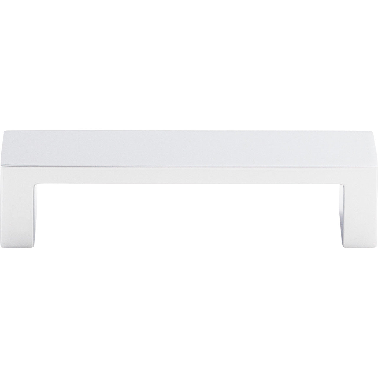 Top Knobs TK250PC: 3-3/4" cc Modern Metro Flat Bar Cabinet Pull - Polished Chrome