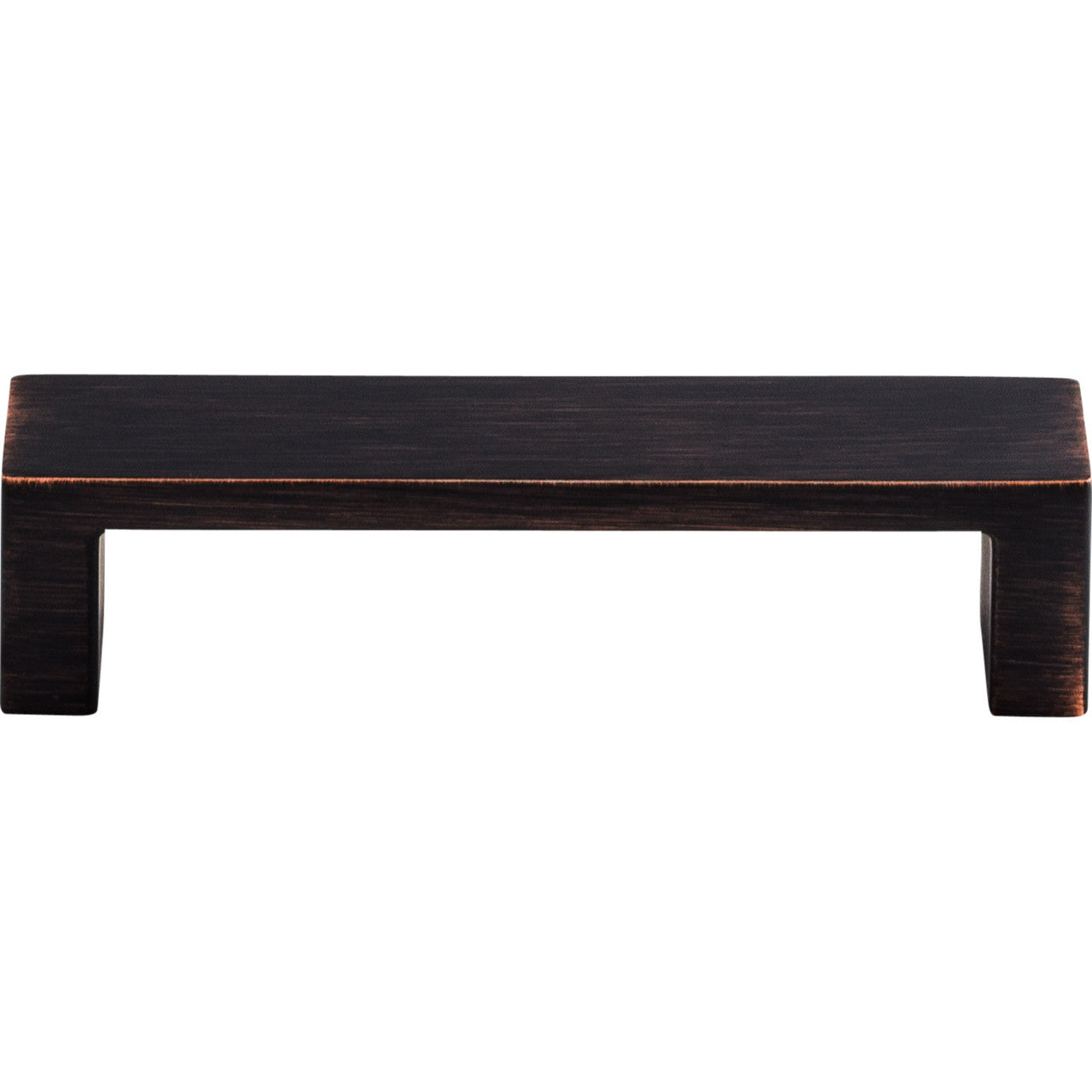 Top Knobs TK250TB: 3-3/4" cc Modern Metro Flat Bar Cabinet Pull - Tuscan Bronze