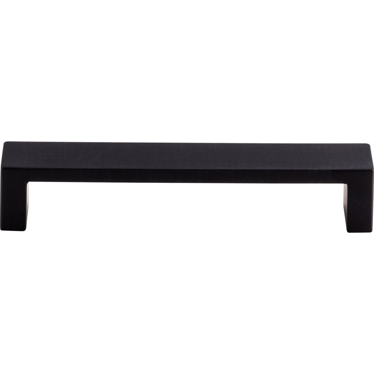 Top Knobs TK251BLK: 5" cc Modern Metro Flat Bar Cabinet Pull - Flat Black