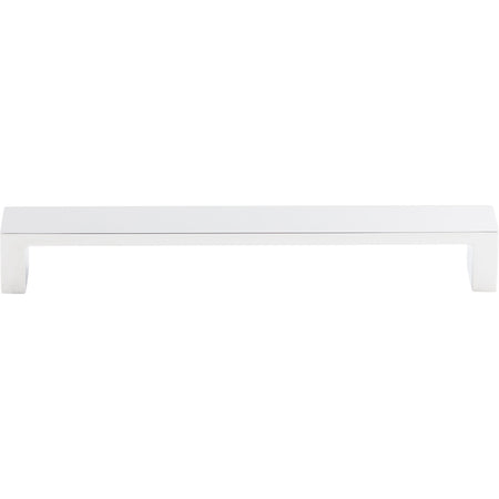 Top Knobs TK252PC: 7" cc Modern Metro Flat Bar Cabinet Pull - Polished Chrome