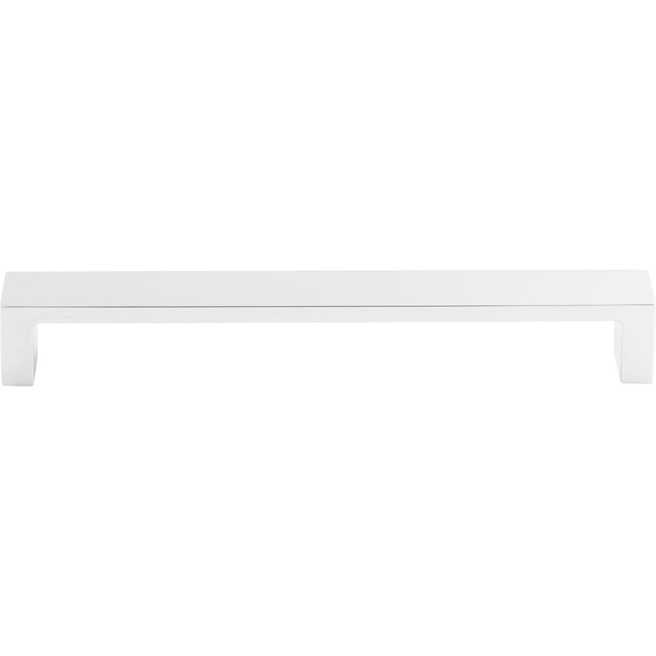 Top Knobs TK252PC: 7" cc Modern Metro Flat Bar Cabinet Pull - Polished Chrome