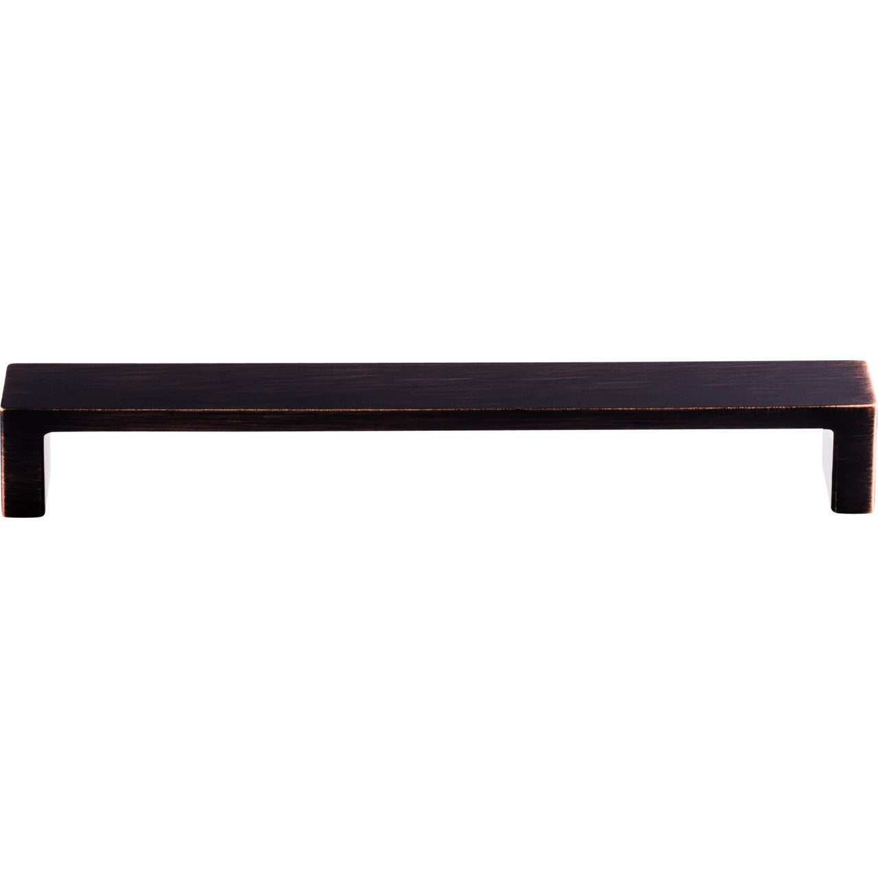 Top Knobs TK252TB: 7" cc Modern Metro Flat Bar Cabinet Pull - Tuscan Bronze