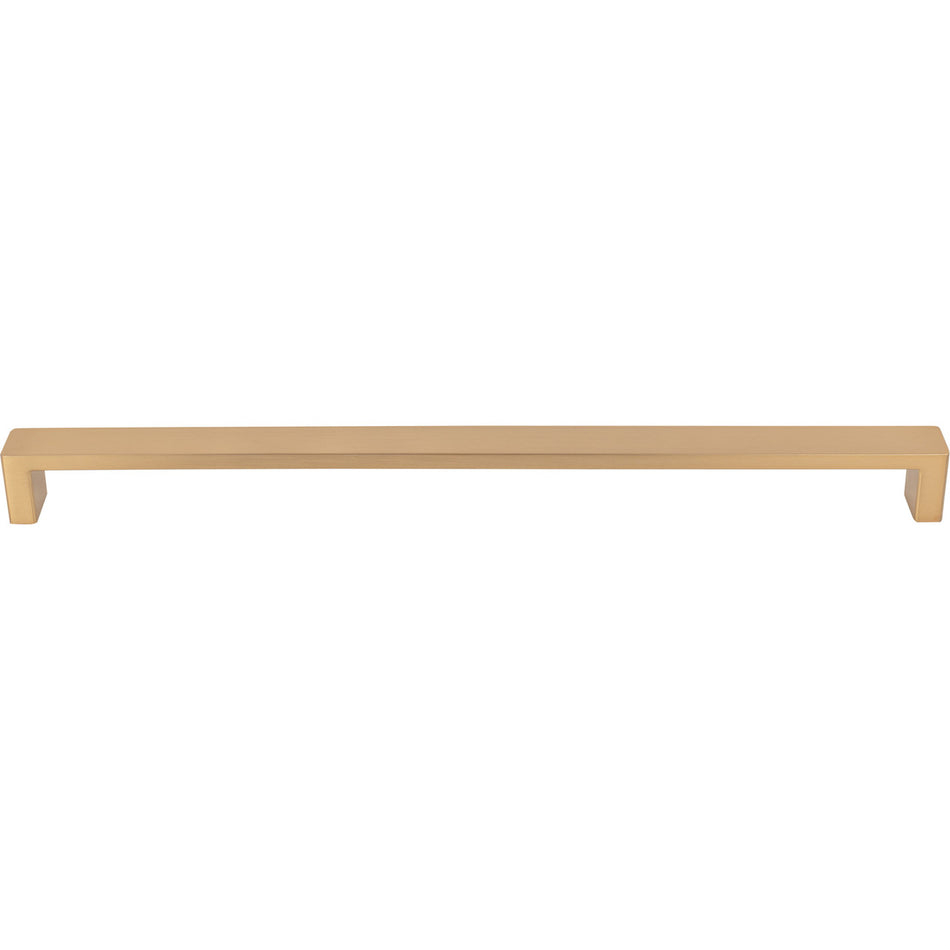 Top Knobs TK253HB: 12" cc Modern Metro Flat Bar Cabinet Pull - Honey Bronze