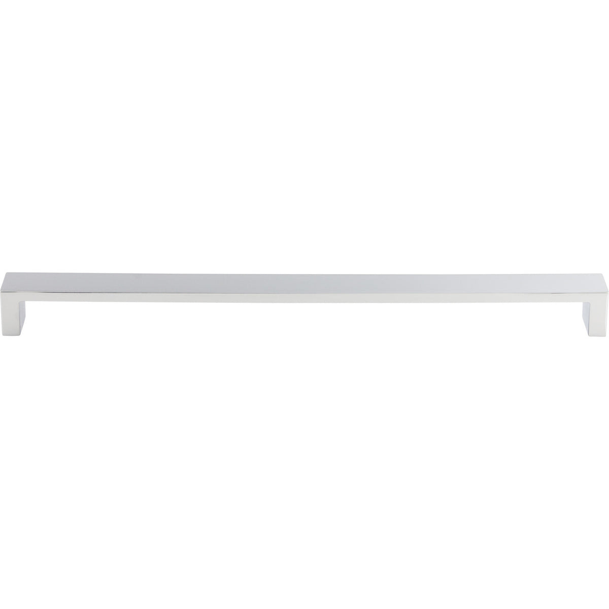 Top Knobs TK253PC: 12" cc Modern Metro Flat Bar Cabinet Pull - Polished Chrome