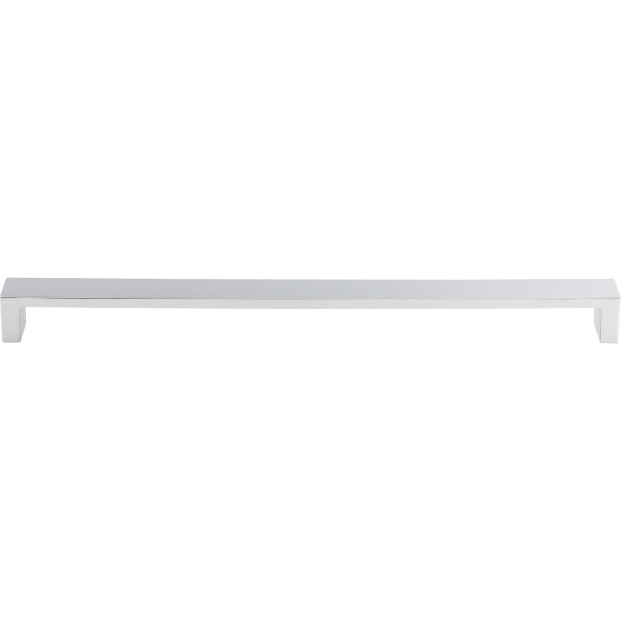 Top Knobs TK253PC: 12" cc Modern Metro Flat Bar Cabinet Pull - Polished Chrome