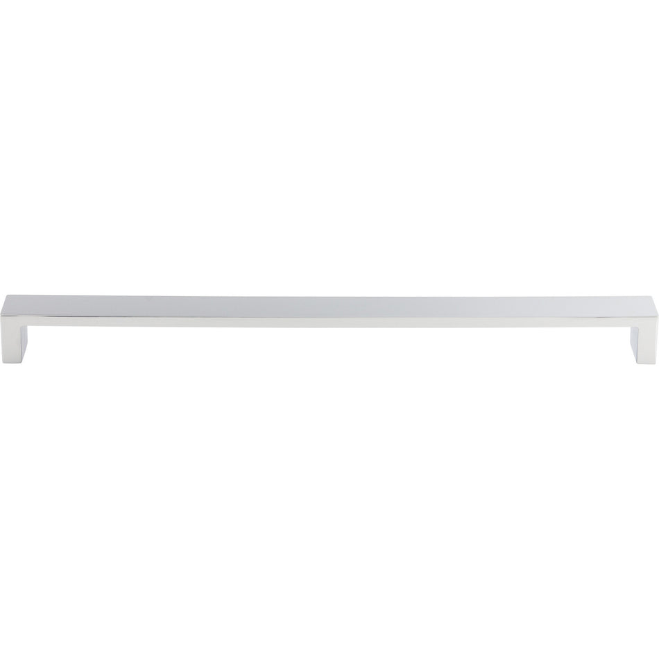 Top Knobs TK253PC: 12" cc Modern Metro Flat Bar Cabinet Pull - Polished Chrome