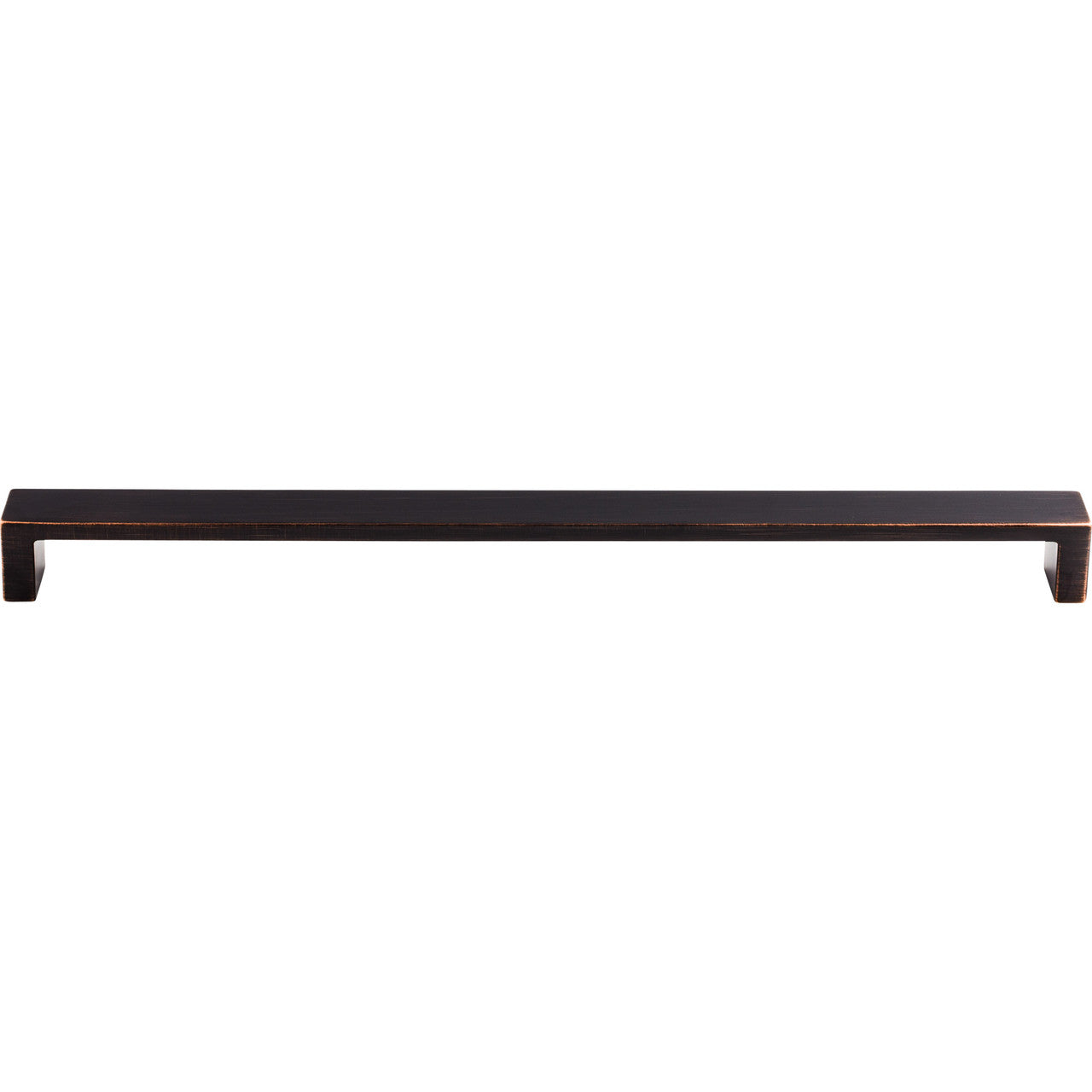 Top Knobs TK253TB: 12" cc Modern Metro Flat Bar Cabinet Pull - Tuscan Bronze