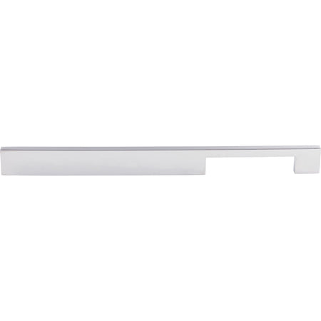 Top Knobs TK25PC: 12" cc Sanctuary Linear Euro Bar Cabinet Pull - Polished Chrome