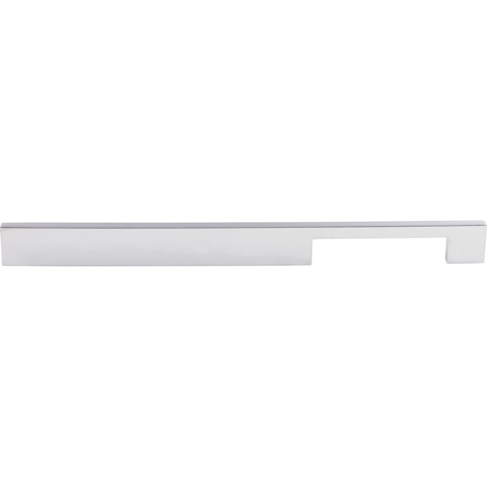 Top Knobs TK25PC: 12" cc Sanctuary Linear Euro Bar Cabinet Pull - Polished Chrome
