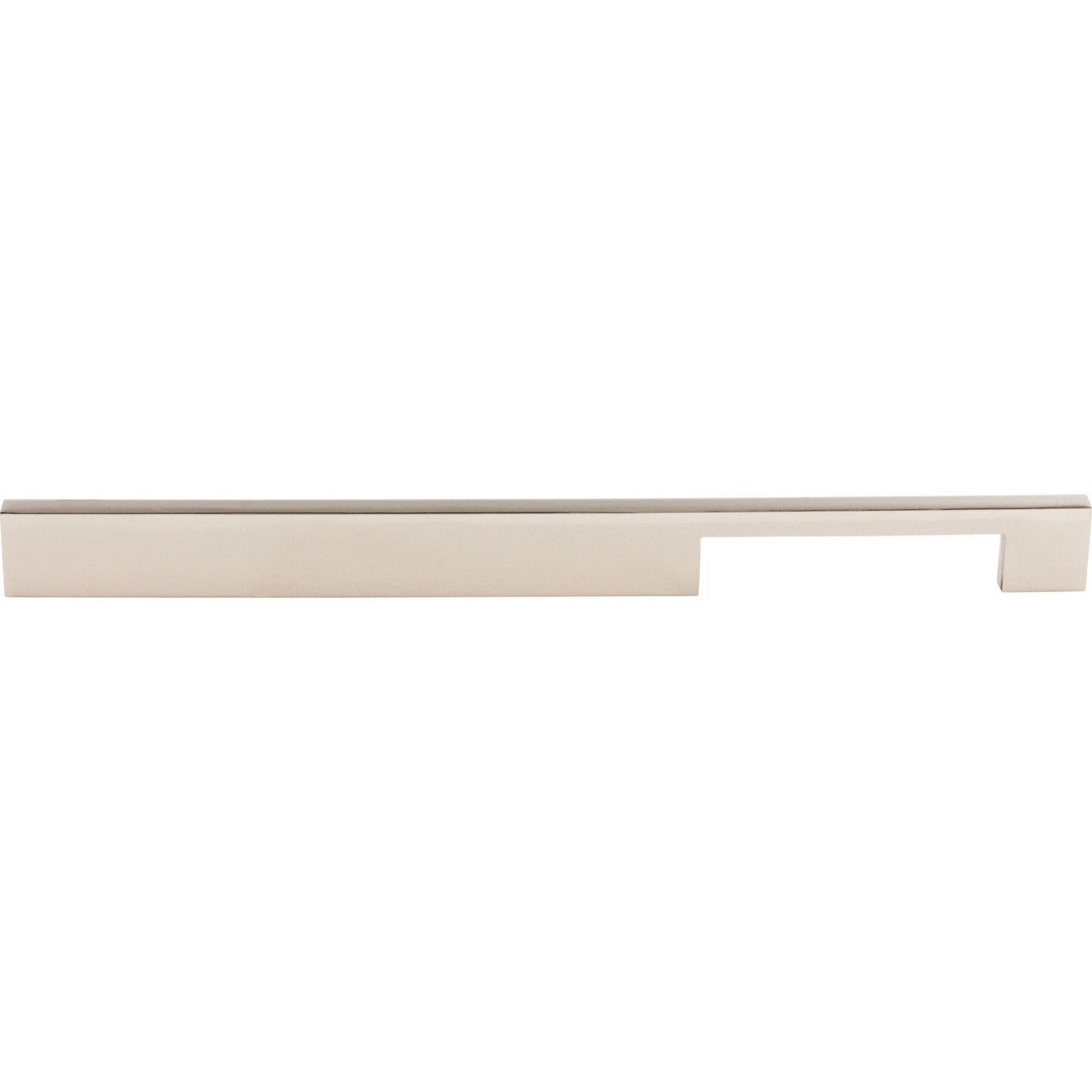 Top Knobs TK25PN: 12" cc Sanctuary Linear Euro Bar Cabinet Pull - Polished Nickel