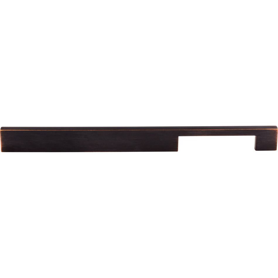 Top Knobs TK25TB: 12" cc Sanctuary Linear Euro Bar Cabinet Pull - Tuscan Bronze